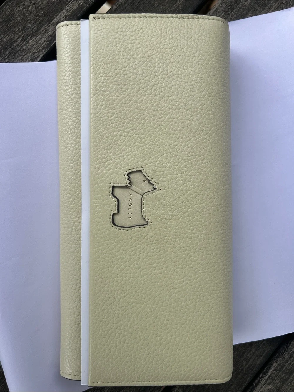 RADLEY LONDON Cream Leather Long Wallet